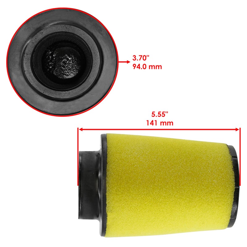 Caltric Air Filter Compatible with Can-am Bombardier Outlander 400 / Max 400 2003 2004 2005 2006 2007 2008 707800120 - Image 2